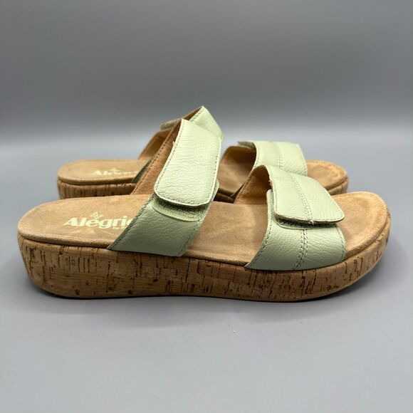 Alegria Women\'s Mena Sea Foam Comfort Sandals EU 40/US 9.5-10